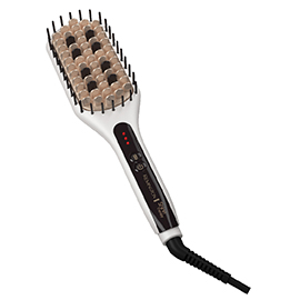 Argan Oil & Keratin Straightening Brush.