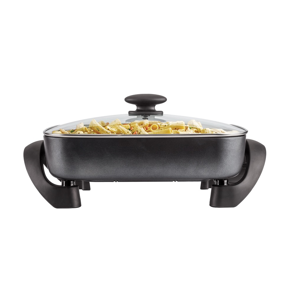 15 in. Non-Stick Electric Skillet with Glass Lid