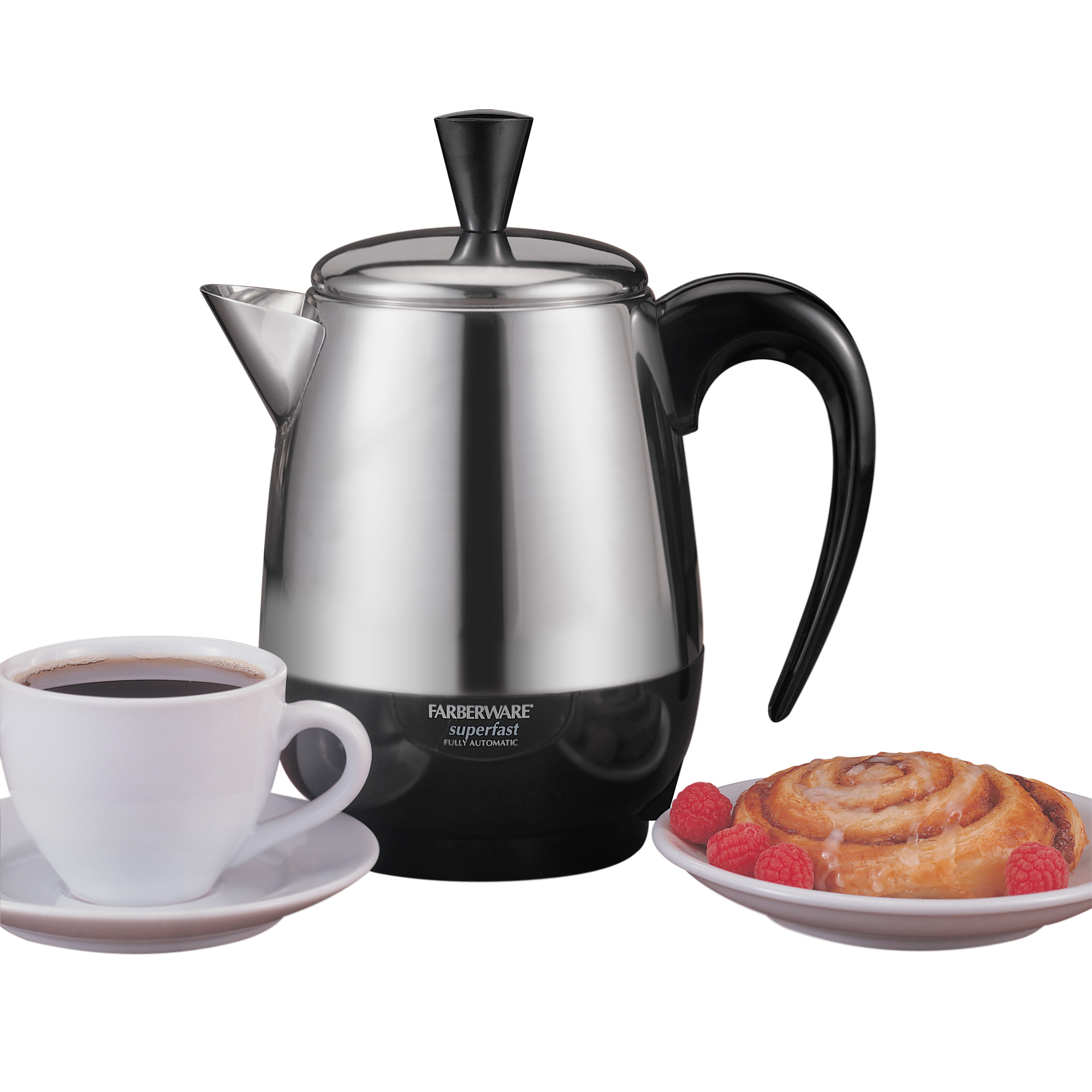 2-4 Cup* Electric Percolator, Stainless Steel