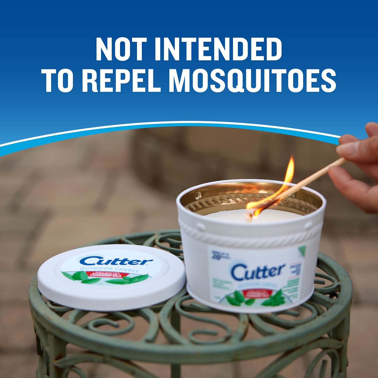 HG-97190 Cutter Outdoor Candle, Not Intended to Repel Mosquitoes