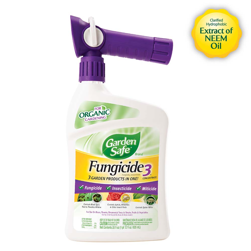 Safer Brand Organic Liquid 3-in-1 Rose and Flower 32 oz