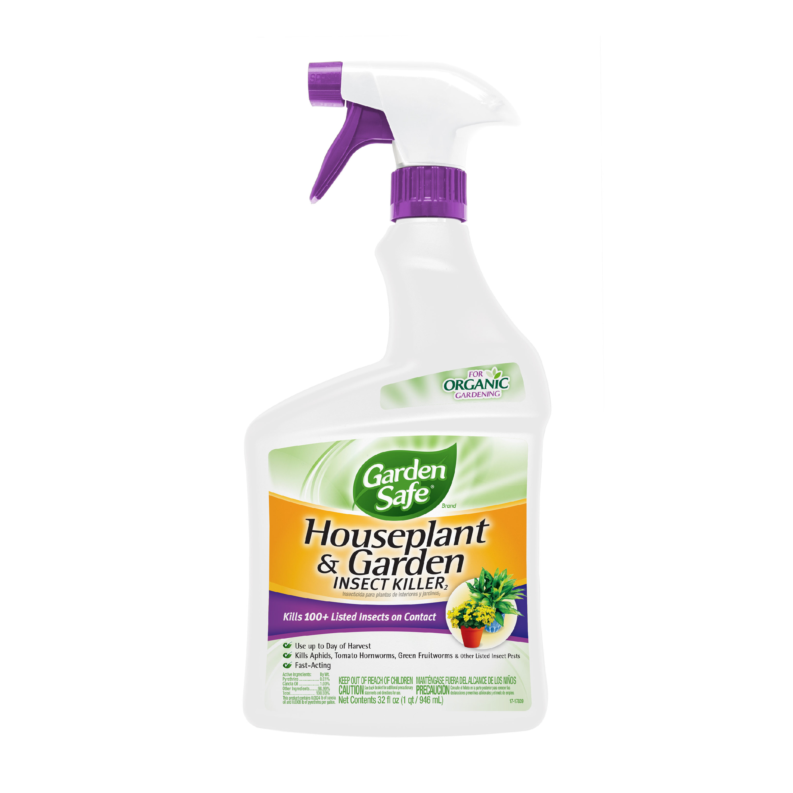Spectrum Houseplant & Garden Insect Spray - 24 oz bottle