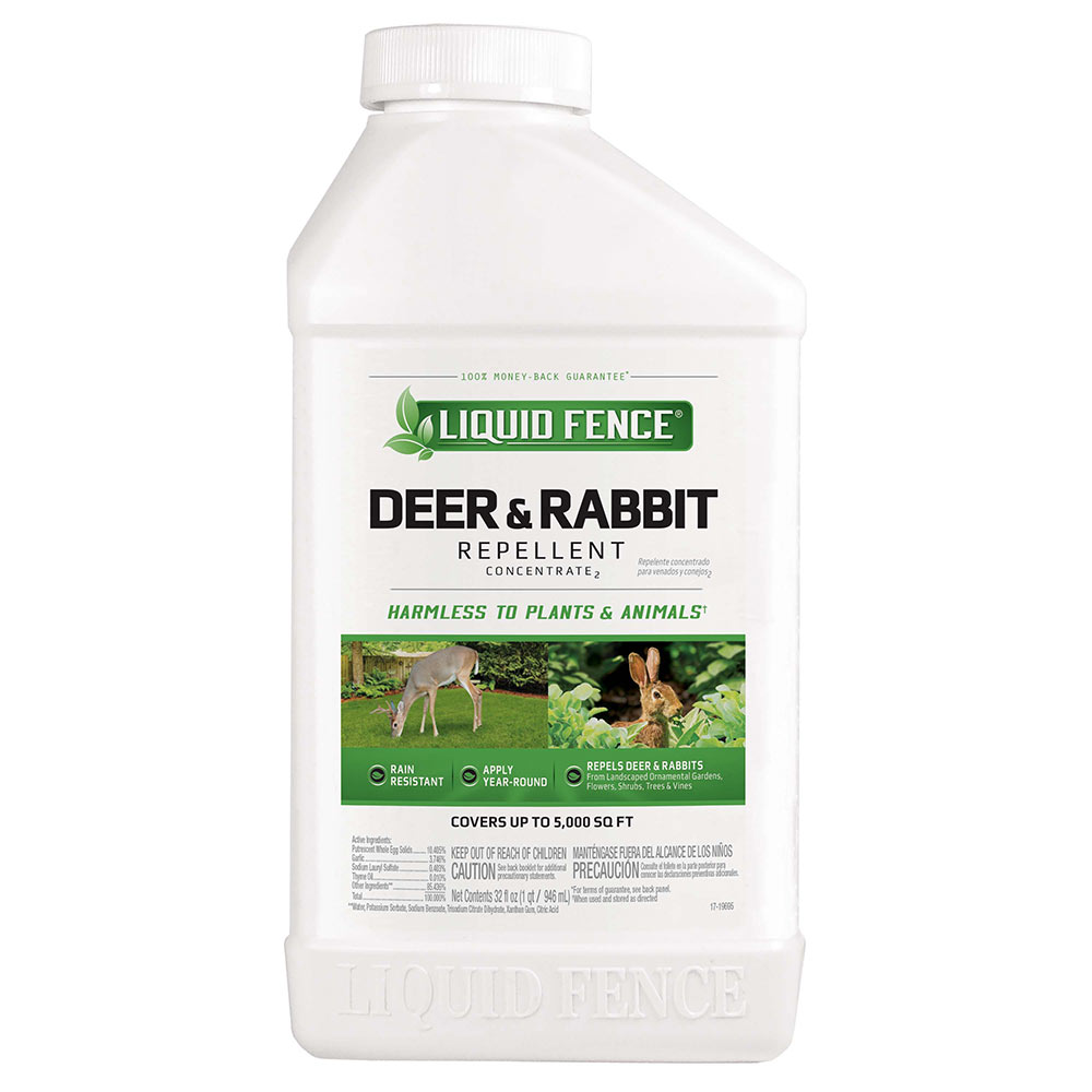 Liquid Fence Animal Repellent Liquid For Deer 32 oz