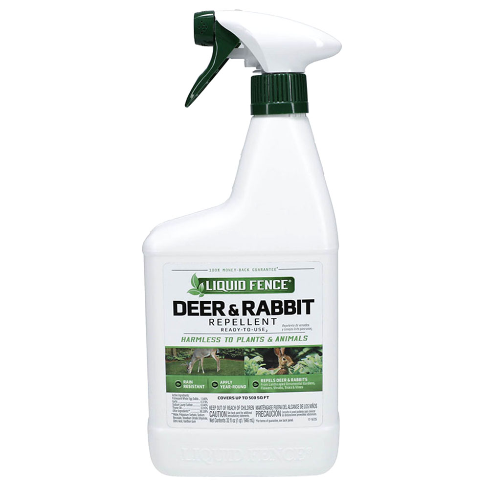 Liquid Fence Animal Repellent Liquid For Deer 32 oz