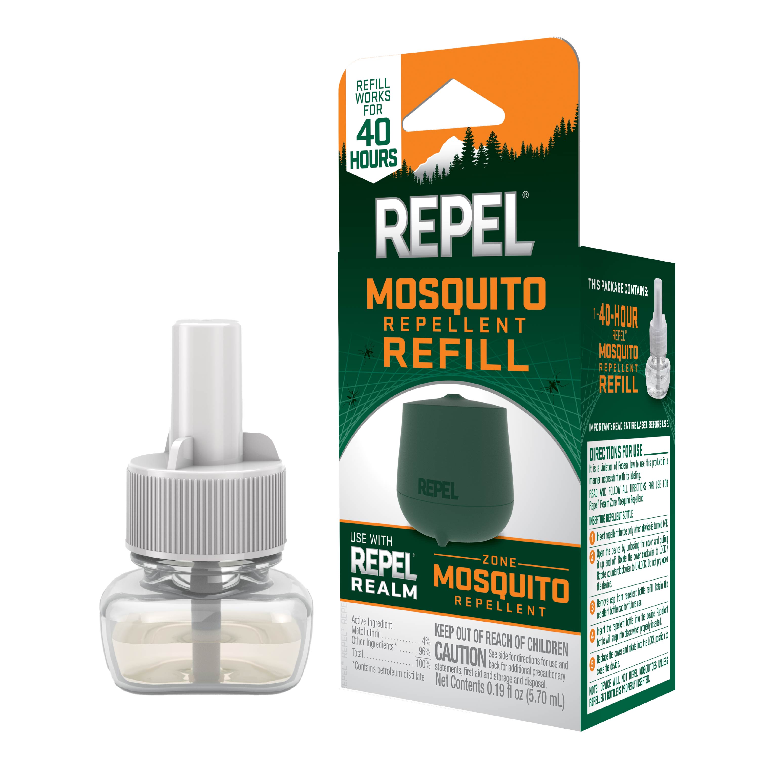 Repel® Realm™ Mosquito Repellent 40 Hour Refill