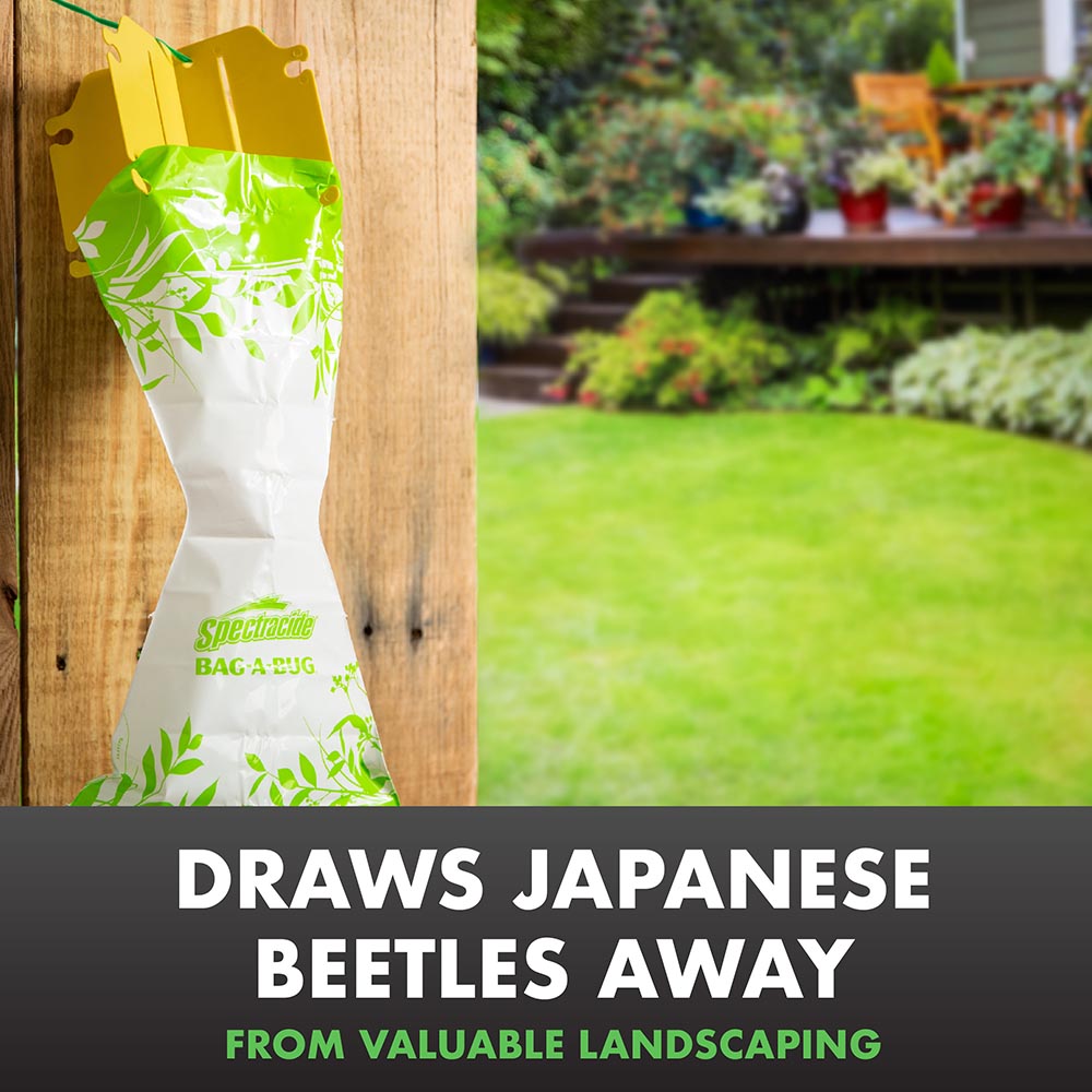 Spectracide Bag-A-Bug Japanese Beetle Trap, Dual Lure System