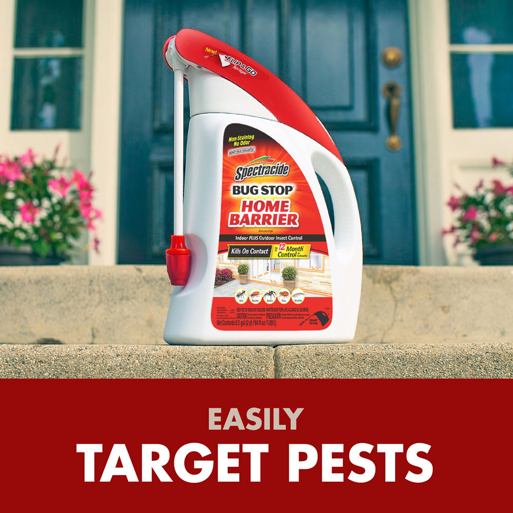 Spectracide® Bug Stop® Home Barrier with the Flip & Go™ Sprayer - Easily Target Pests