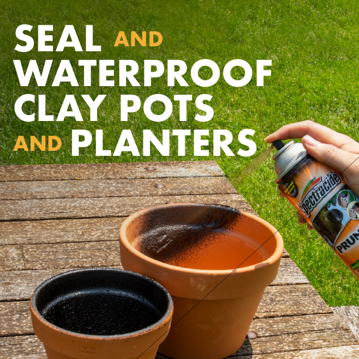 seal and waterproof clay pots