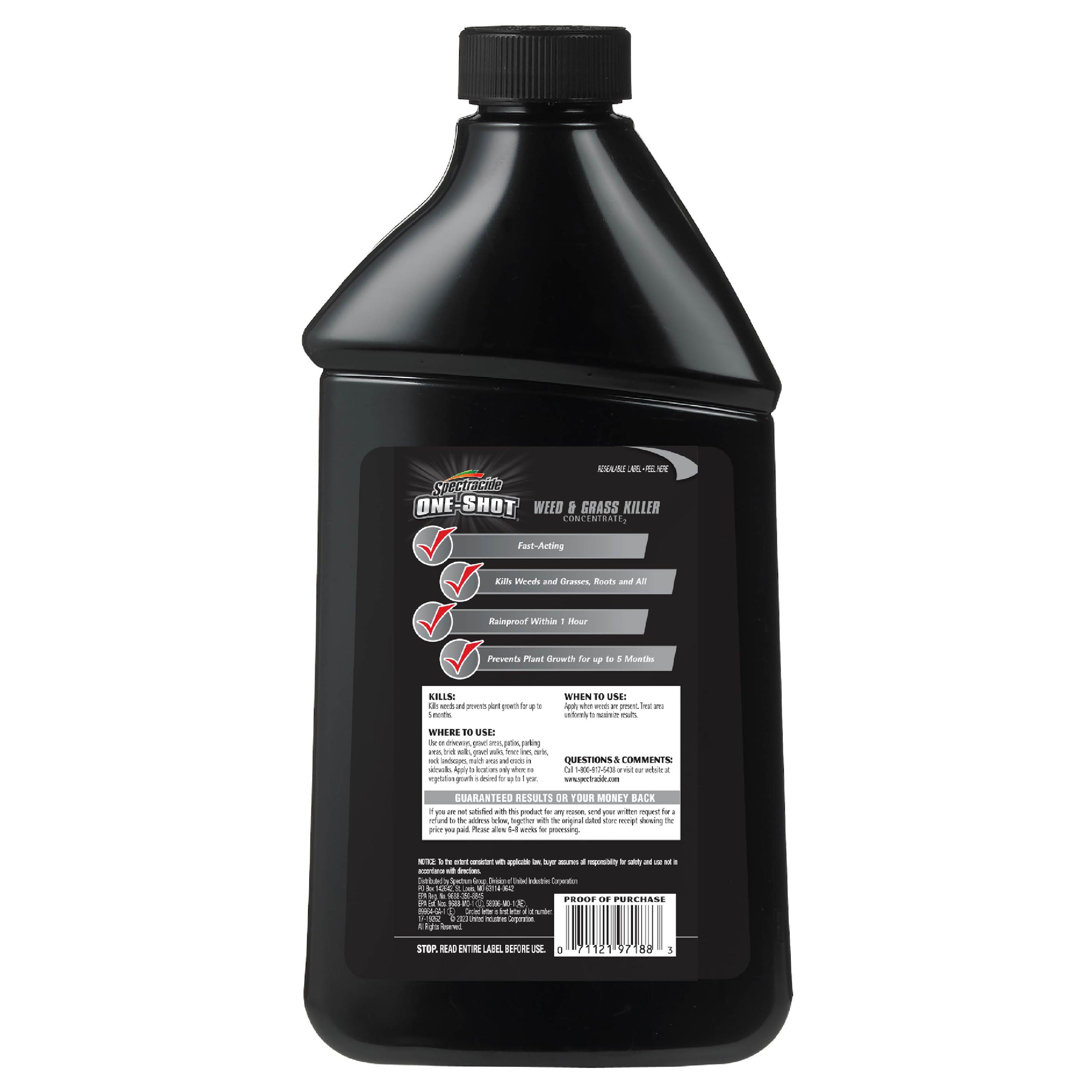 HG-97188 One-Shot™ Weed & Grass Killer Concentrate2, 32 oz - Back Render