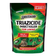 HG-53944 Triazicide insect killer for lawns granules front of packaging 10 pound bag