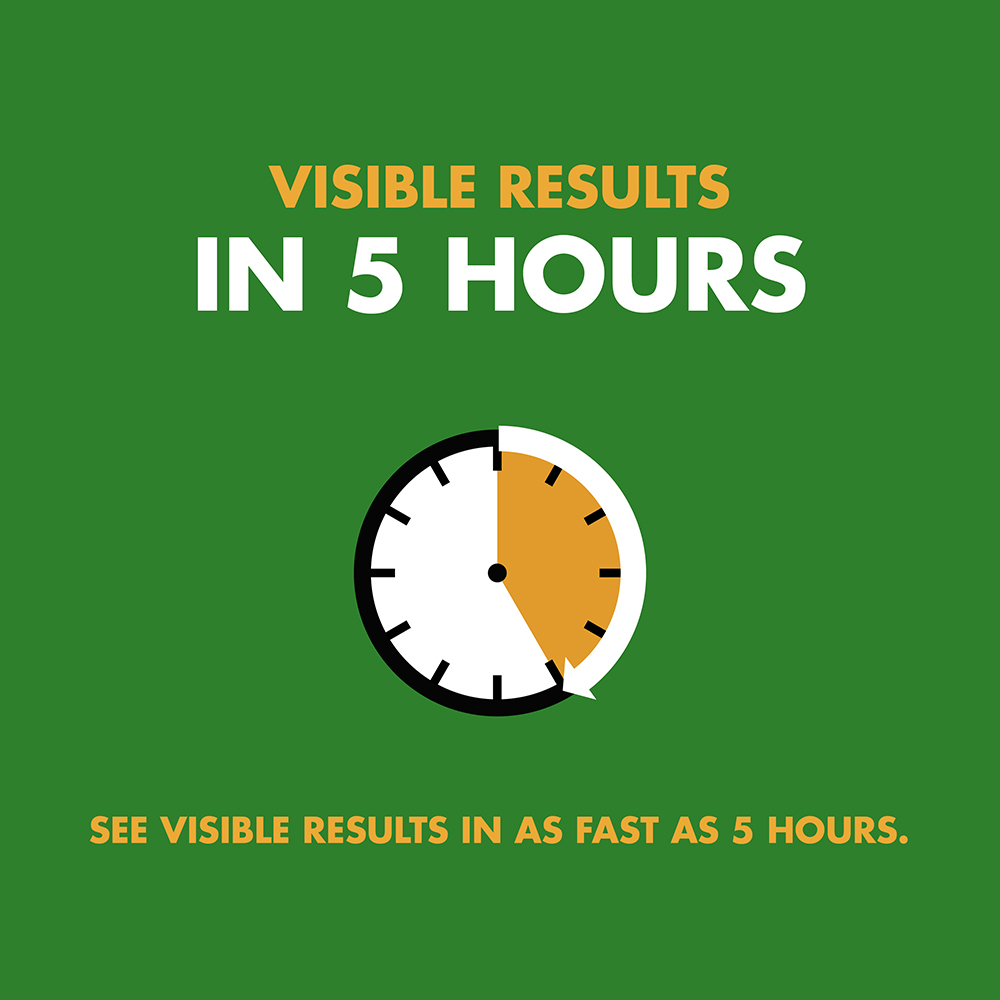 Visible results in 5 hours