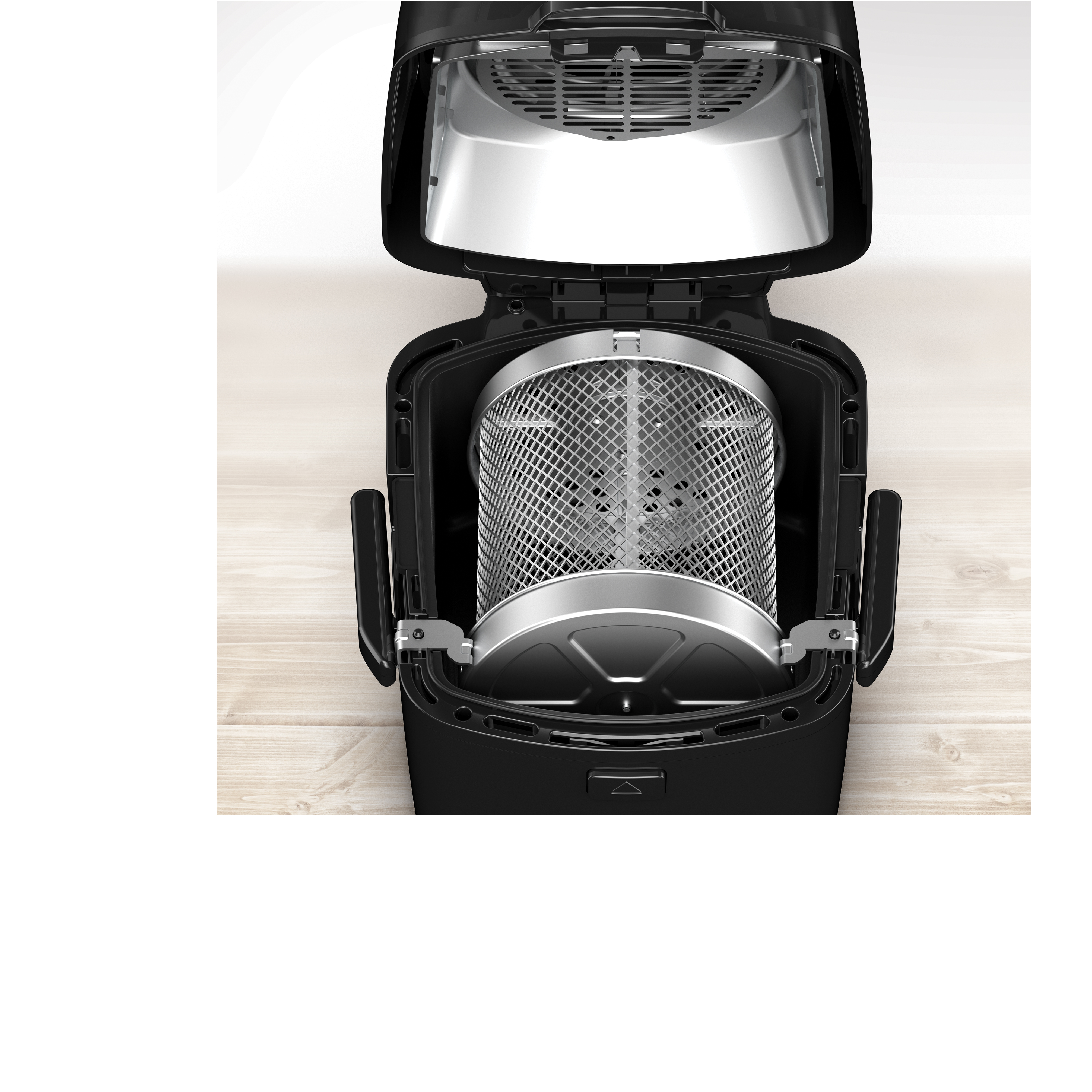 Freidora de Aire Saludable Black+Decker con Cesta Giratoria - BELUGA TEC