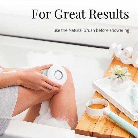 For Great Results use the natural brush before showering | SP-BB2B