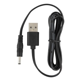 Charging cable for the PG6111. USB A to DC tip.