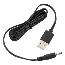 Charging cable for the PG6111. USB A to DC tip.