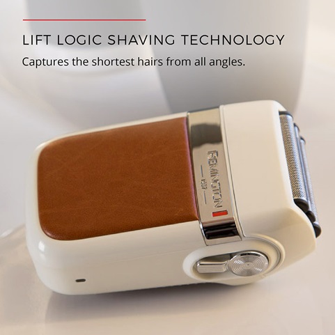 Life logic shaving technology. Captures the shortest hairs from all angles