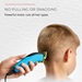 NO PULLING OR SNAGGING - Powerful motor cuts all hair types.