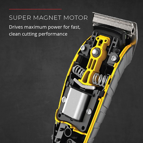 Super magnet motor. Drive maximum power for fast, clean cutting performance.