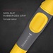 Non Slip Rubberized Grip - for total control