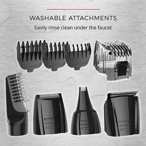 Washable Attachments | Easily rinse clean under the faucet