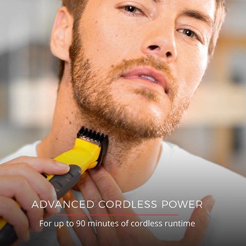 Advanced cordless power for up to 90 minutes of cordless runtime.