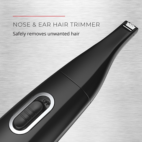 Nose and Ear hair trimmer. Safely removes unwanted hair