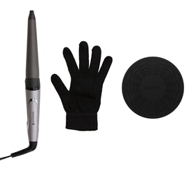PROluxe You™ Adaptive Curling Wand with glove and accessory