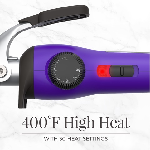 400 degrees fahrenheit high heat. With 30 heat settings