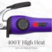 400 degrees fahrenheit high heat. With 30 heat settings