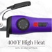 400 degrees fahrenheit high heat with 30 heat settings