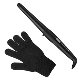 Professional Style Slim Curling Wand with glove