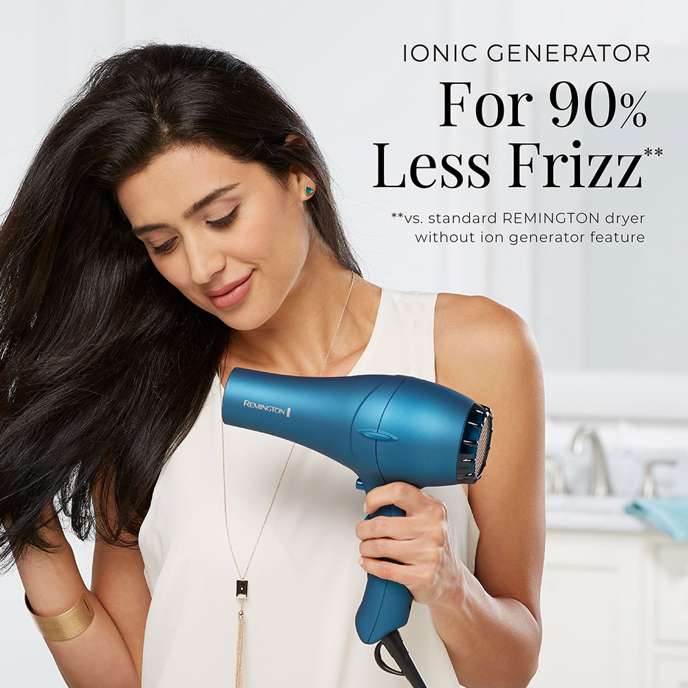 Pro Professional Titanium Ceramic Hair Dryer Ocean Silk Remington
