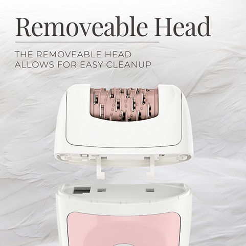 Smooth & Silky® Essential Epilator with removeable head for easy cleanup - EP7010GCDN