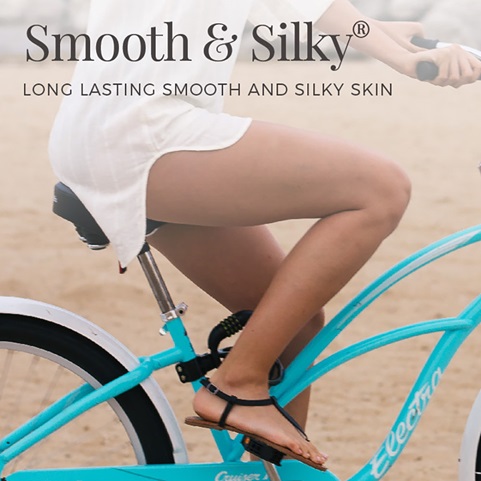 Smooth and silky. Long lasting smooth and silky skin