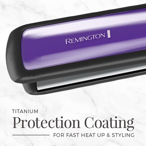Titanium protection coating for fast heat up and styling