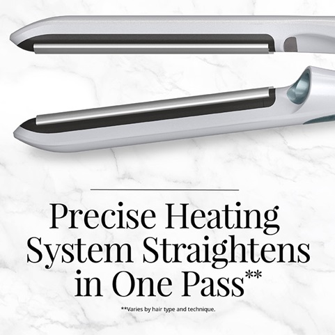 PROLUXE HydraCare™ 1” Flat Iron straightens in one pass - S9001