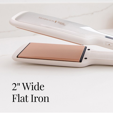 2”-wide flat iron.