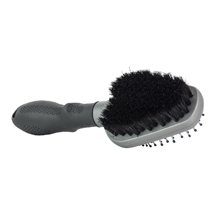 FURminator Dual Grooming Brush For Dogs And Cats, 1 Count, 2-in-1 Daily ...