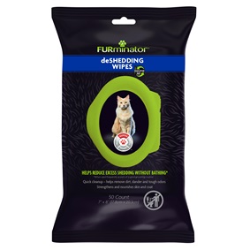 P-93363 FURminator® deShedding Grooming Wipes for Cats 12/50 ct Front Render