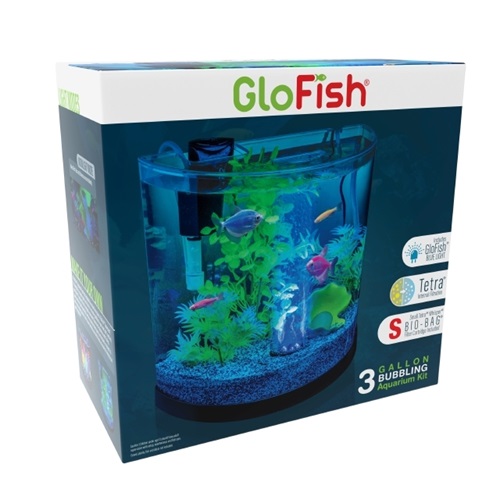 GloFish® Half-Moon Bubbling Aquarium Kit