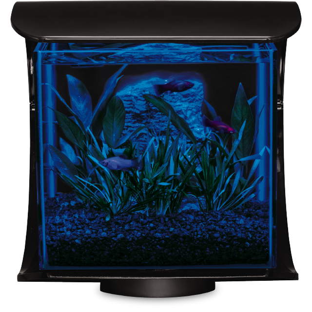 Nano aquarium design silhouette led 12l