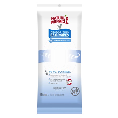 Nature's Miracle Allergen Blocker Household Wipes, 25-count