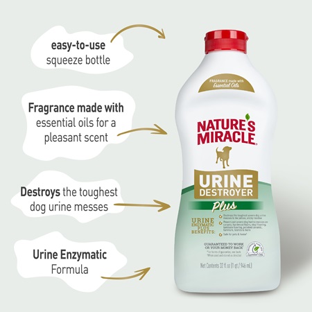 Nature's Miracle Dog Urine Remover With Enzymatic Formula, 59% OFF