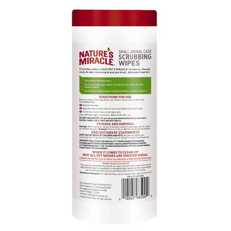 PetsGoHere: Natures Miracle Deodorizing Dog Bath Wipes Spring Waters - 25  count – Pets Go Here