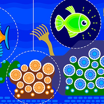 Aquarium lighting infographic