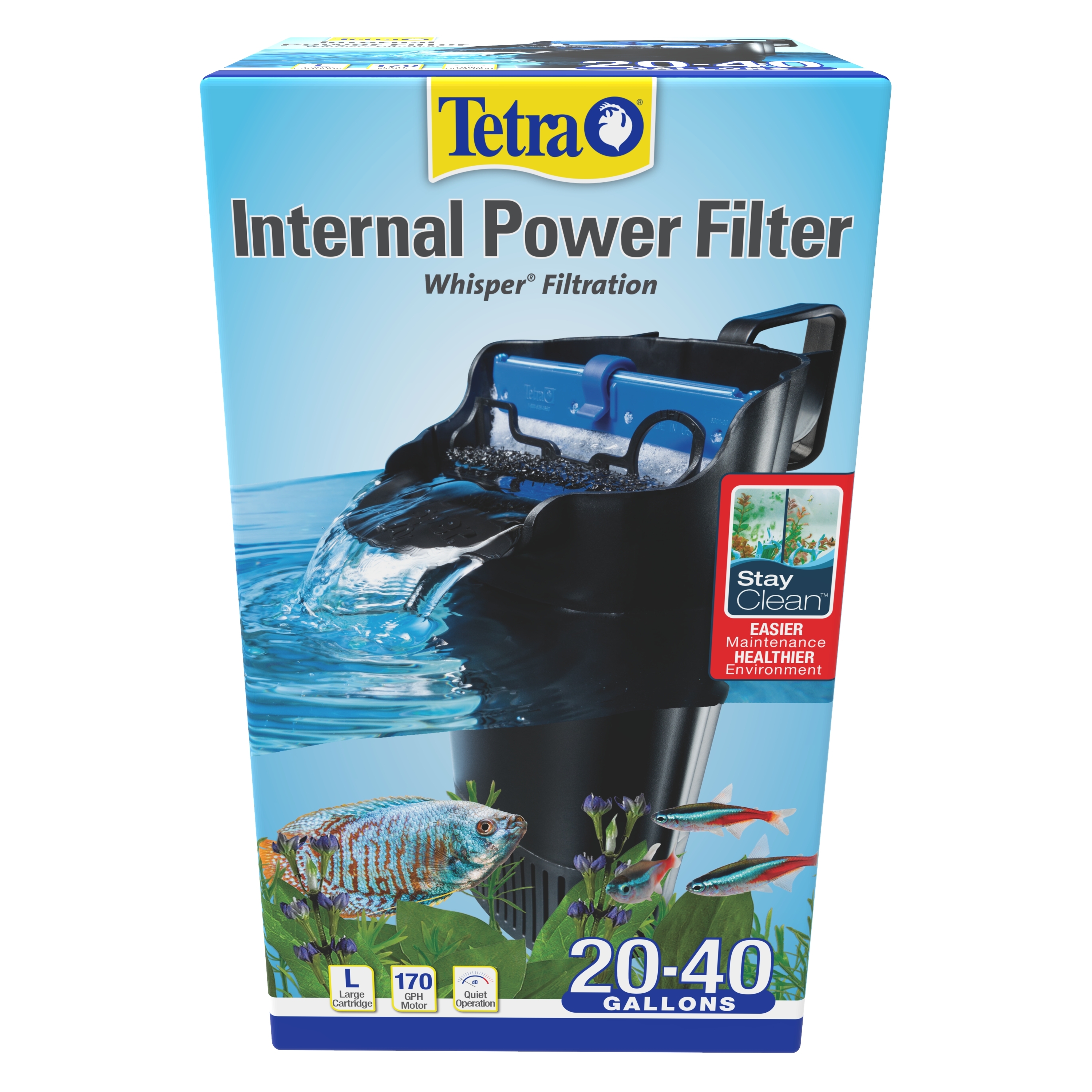 Filtre de potència intern Whisper® | Tetra®Filtre de potència intern Whisper® | Tetra®  