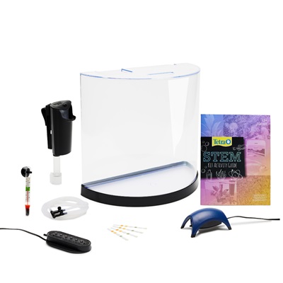 AQ-78482E Tetra® STEM Aquarium Kit with Activity Guide, 3 Gal Out of Pack