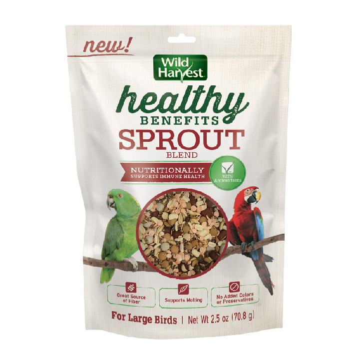 Healthy Benefits Sprout Blend for Large Birds Wild Harvest