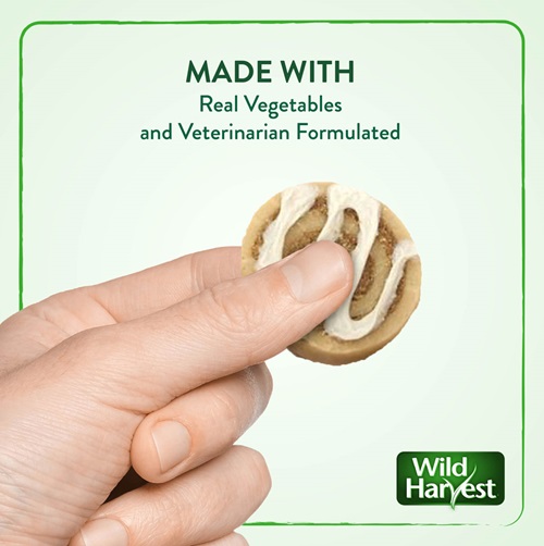 Made with Real Vegetables and Veterinarian Formulated