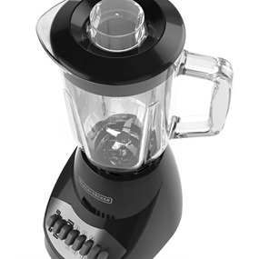 BLACK & DECKER 10-Speed Blender 48 oz / 6 cup Jar Dishwasher Safe 550 Watts